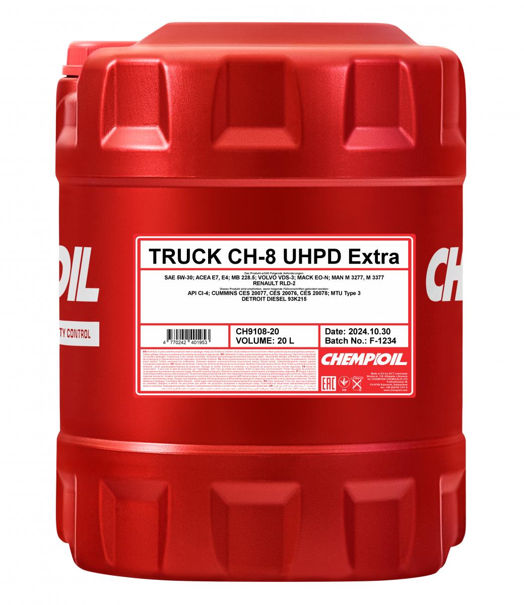 SCT - MANNOL CH9108-20 CHEMPIOIL-8 TRUCK Extra 5W-40 Λάδι κινητήρα