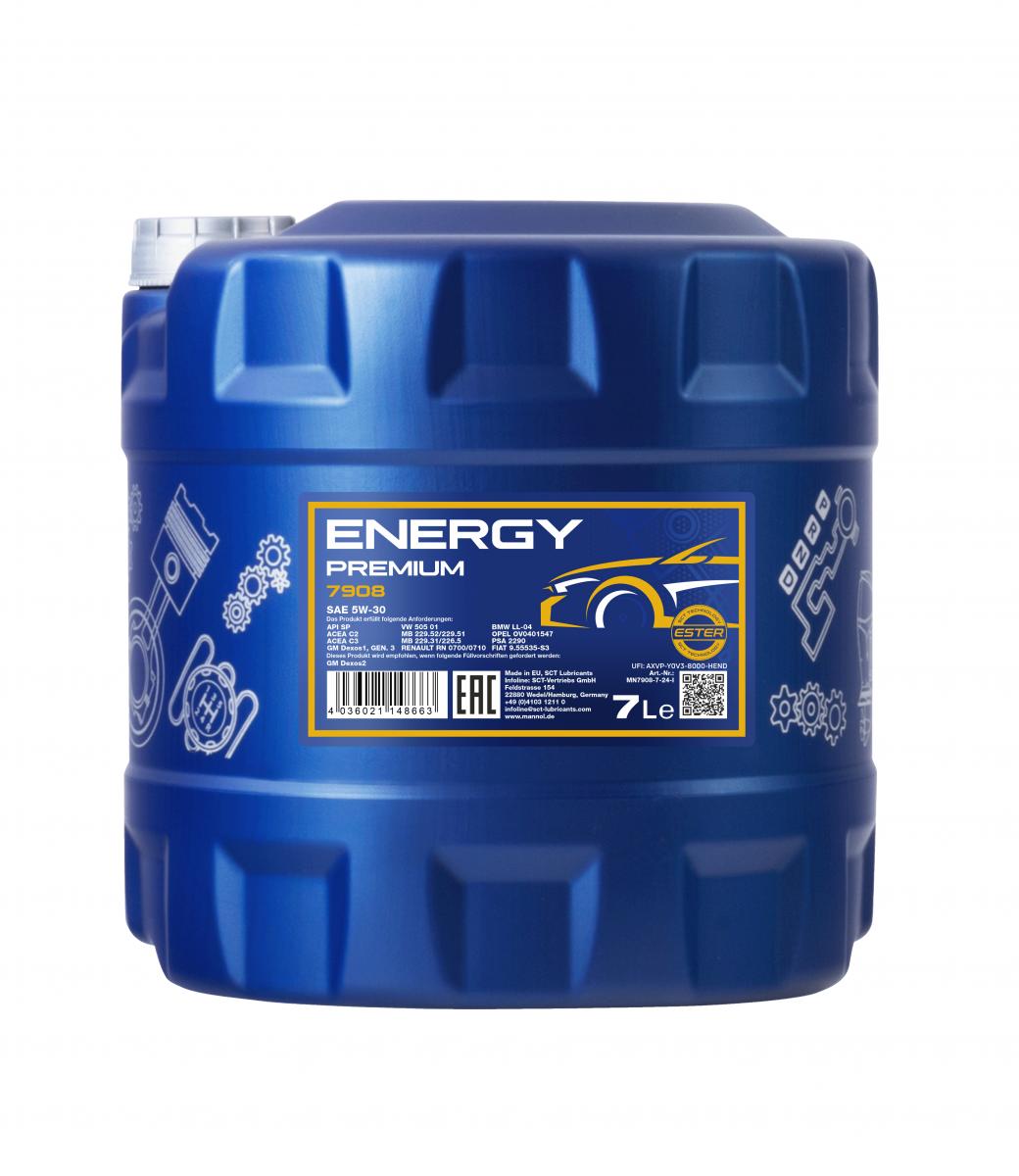 SCT - MANNOL MN7908-7 Mannol Energy Premium 5W-30 Λάδι κινητήρα