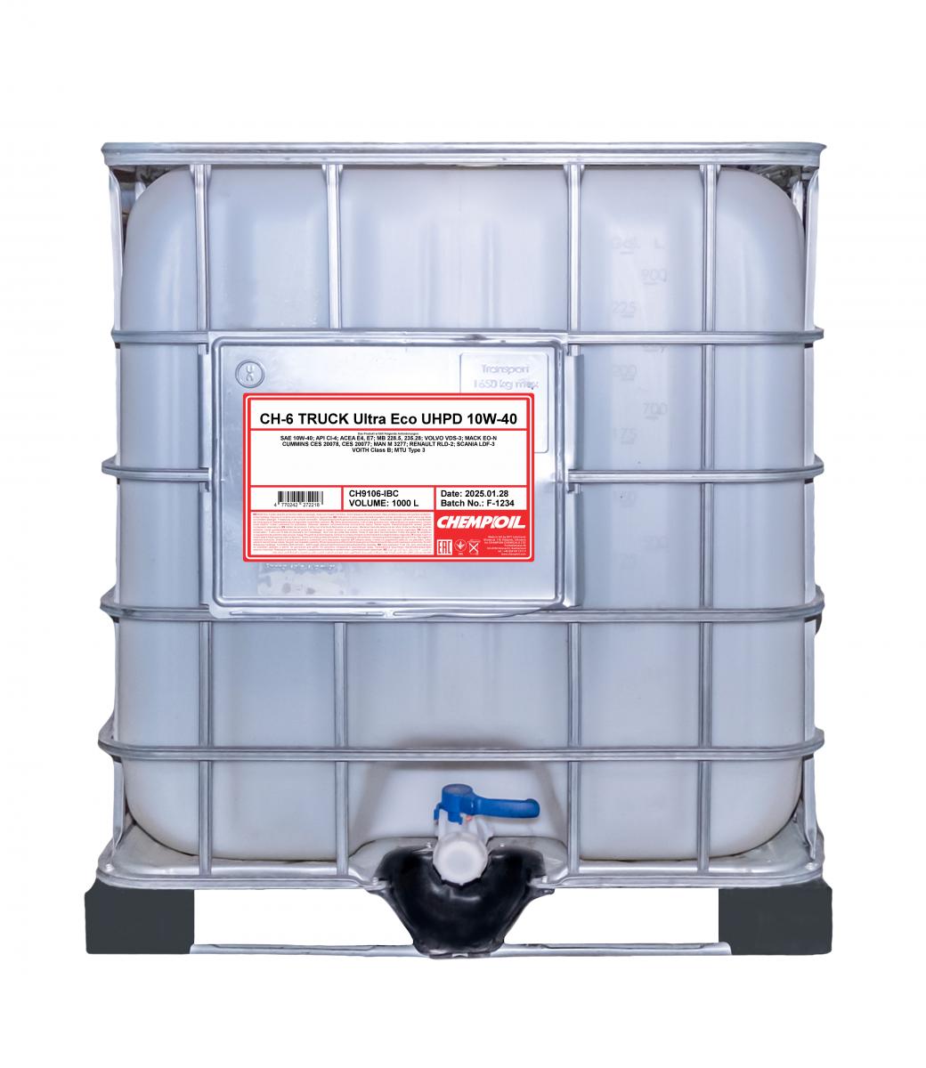 SCT - MANNOL CH9106-IBC CHEMPIOIL-6 TRUCK Ultra Eco UHPD 10W-40 Engine Oil