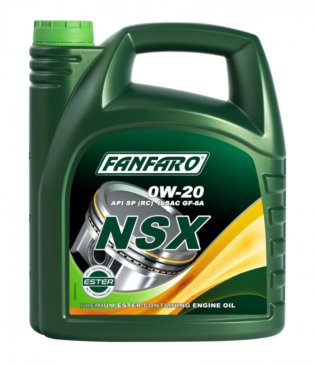 SCT - MANNOL FF6724 Fanfaro NSX 0W-20 Λάδι κινητήρα for CHEVROLET DAIHATSU FORD USA HONDA INFINITI JEEP KIA LEXUS MAZDA MITSUBIS