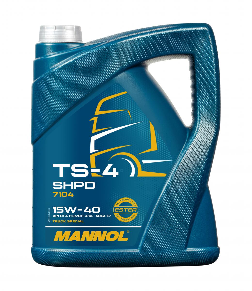 SCT - MANNOL MN7104 Mannol TS-4 SHPD 15W-40 Extra Λάδι κινητήρα for BMW BUELL CHEVROLET CHRYSLER DAEWOO DODGE FIAT FORD HARLEY-D
