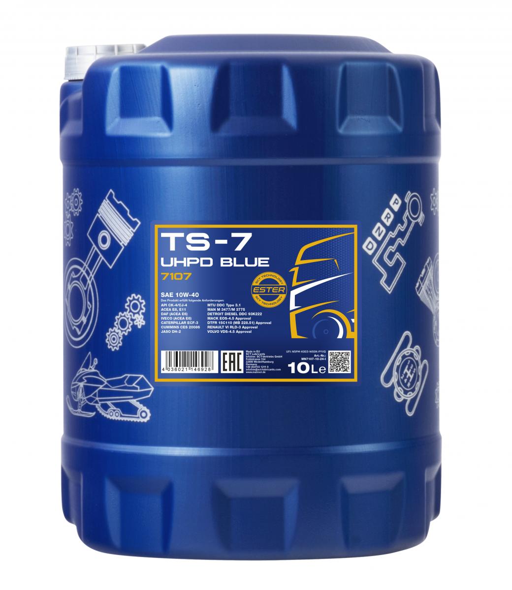 SCT - MANNOL MN7107 Mannol TS-7 UHPD 10W-40 Blue Λάδι κινητήρα for DODGE HARLEY-DAVIDSON ISUZU JEEP MERCEDES-BENZ NISSAN
