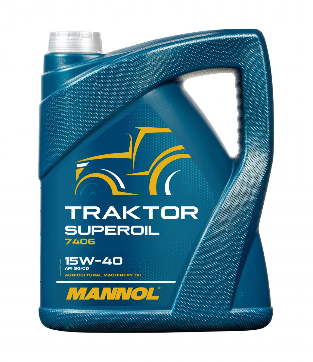 SCT - MANNOL MN7406 Mannol Traktor Superoil 15W-40 Engine Oil for ABARTH ALFA ROMEO ALPINE BEDFORD BMW DAIHATSU DAIMLER FIAT FOR
