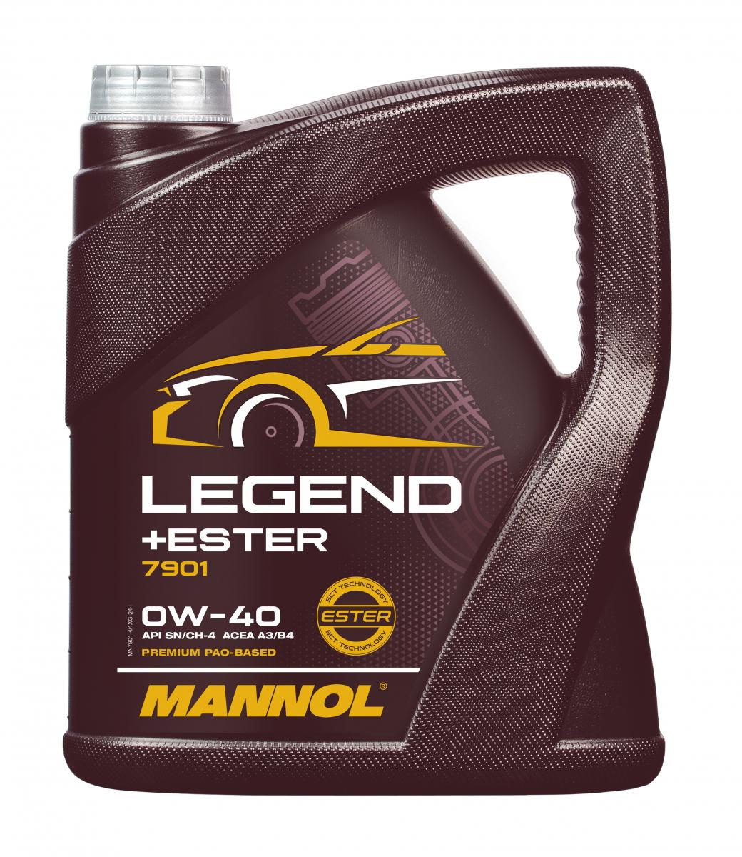 SCT - MANNOL MN7901 Mannol Legend+Ester 0W-40 Λάδι κινητήρα for AEON AUDI BENTLEY BMW CHEVROLET CHRYSLER DACIA DAEWOO DAIMLER DO