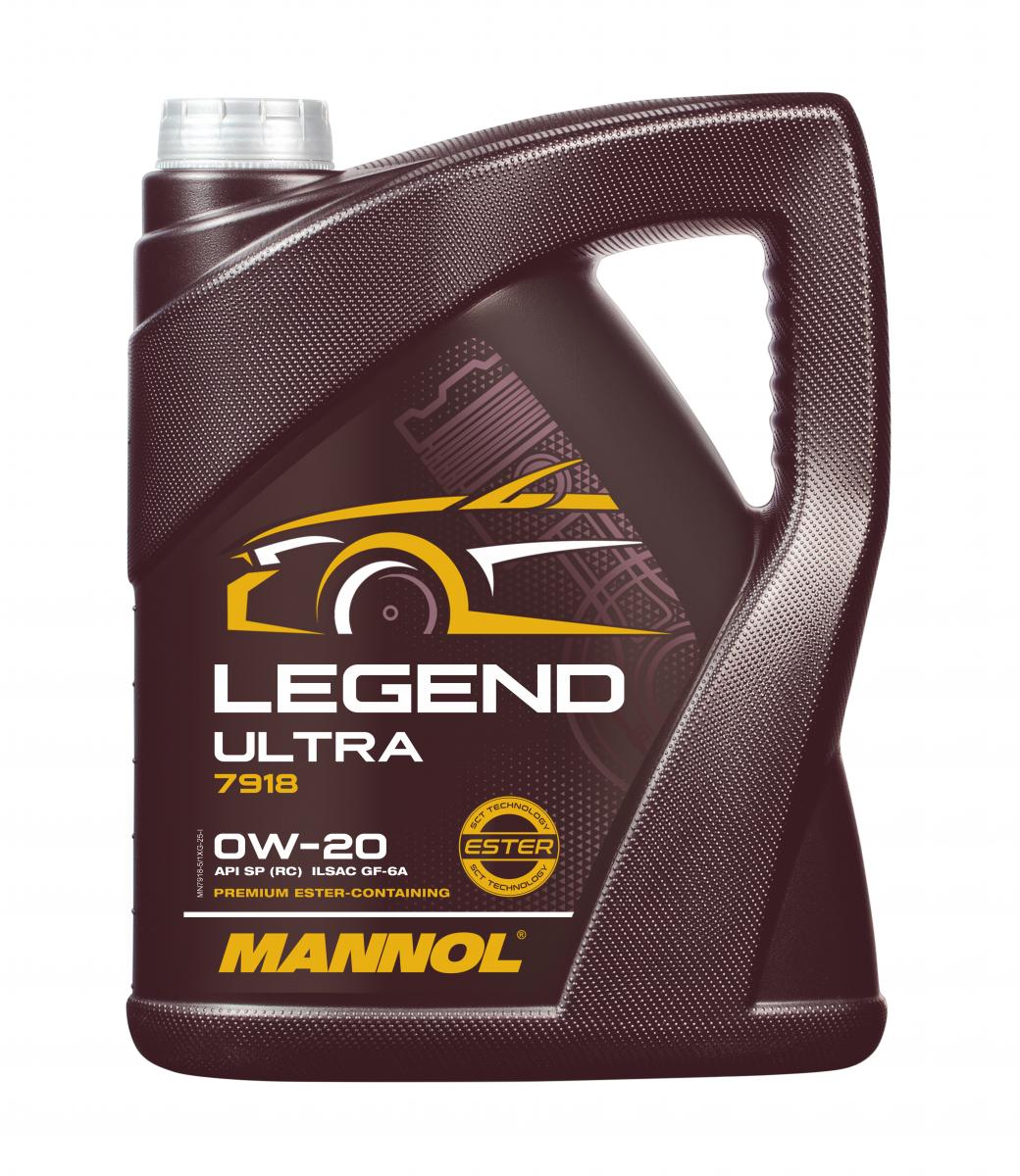 SCT - MANNOL MN7918 Mannol Legend Ultra 0W-20 Λάδι κινητήρα for CADILLAC CHEVROLET DAIHATSU FORD USA HONDA HYUNDAI INFINITI JAGU