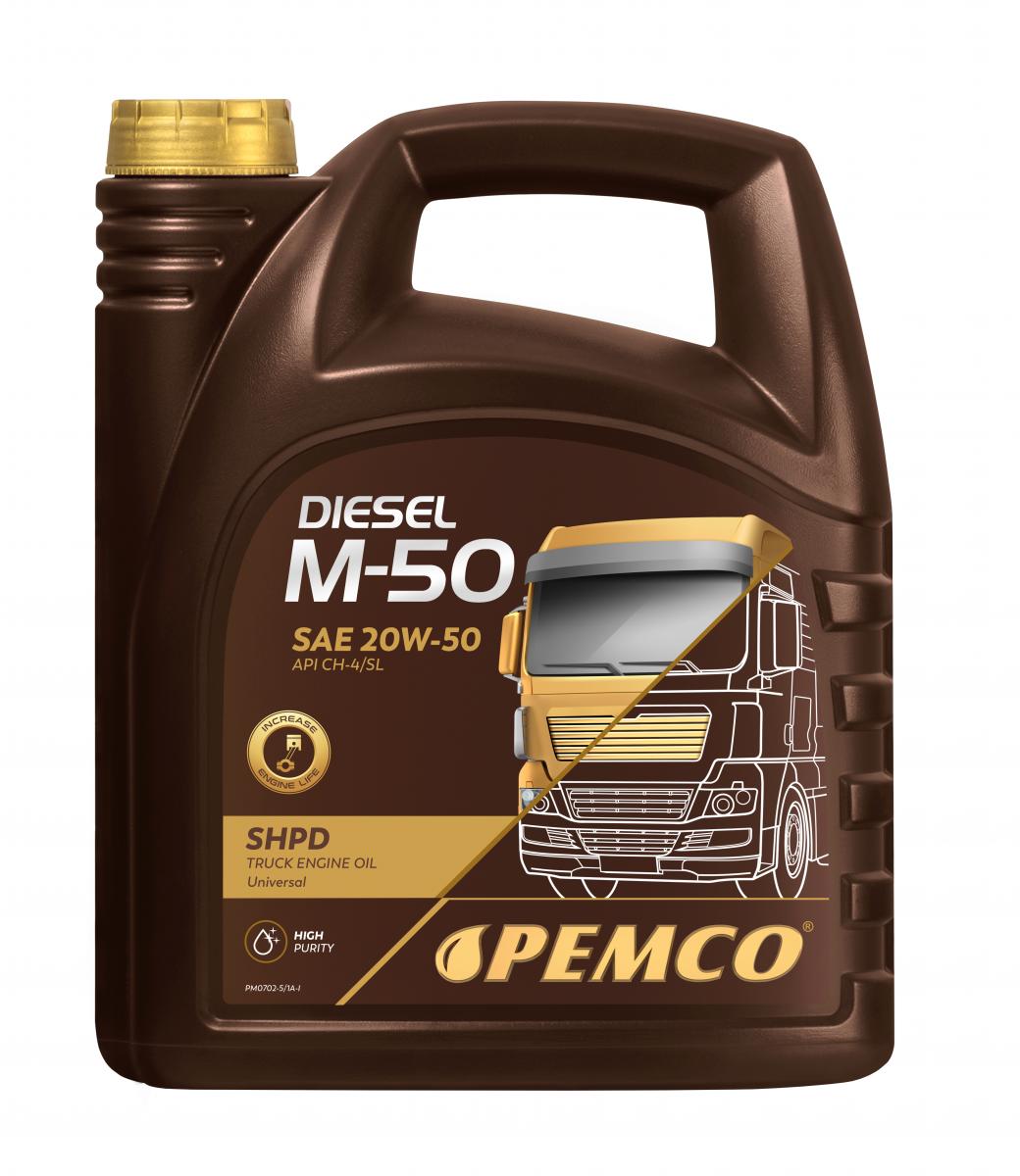 SCT - MANNOL PM0702 Pemco Diesel M-50 SHPD 20W-50 Λάδι κινητήρα for BUELL DAEWOO HARLEY-DAVIDSON HYOSUNG HYUNDAI INFINITI KIA LA