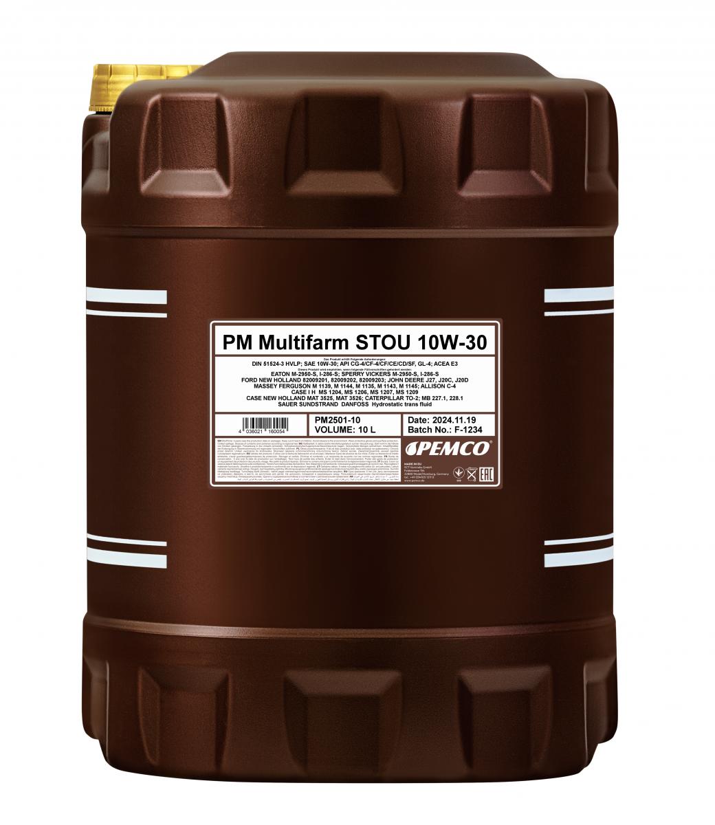 SCT - MANNOL PM2501 Pemco Multifarm STOU 10W-30 Λάδι κινητήρα for ARO AUSTIN BEDFORD BMW CITROËN DAEWOO DAIHATSU FIAT FORD GASGA