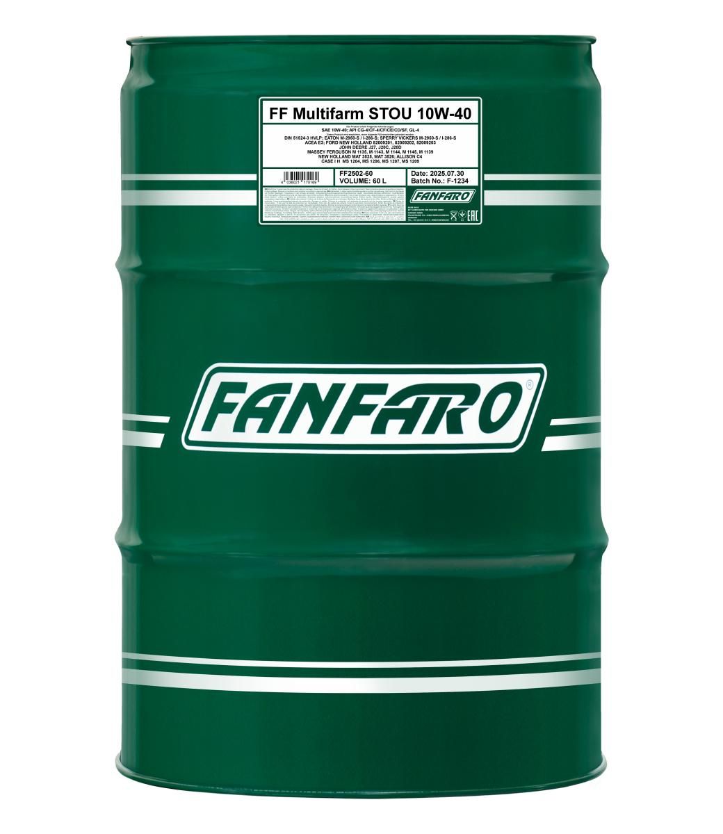 SCT - MANNOL FF2502-60 Fanfaro Multifarm STOU 10W-40 Λάδι κινητήρα