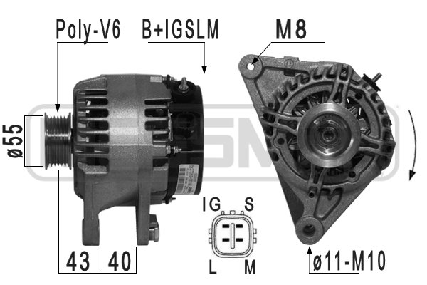 ERA 210980 generátor