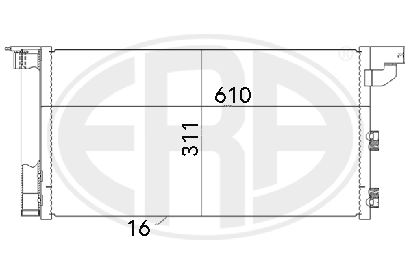 ERA 667005 Kondenzátor,...