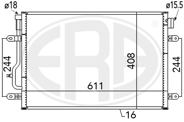 ERA 667060 Kondenzátor,...