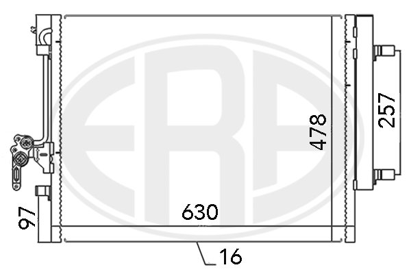 ERA 667115 Kondenzátor,...