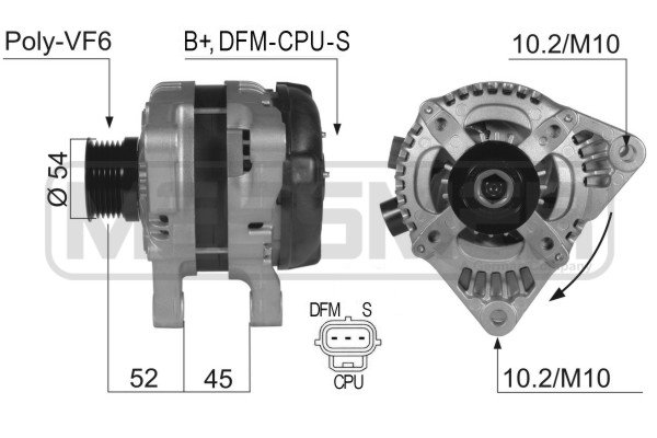 ERA 210358A Alternatore