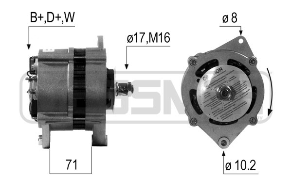 ERA 210672A Γεννήτρια for RENAULT TRUCKS