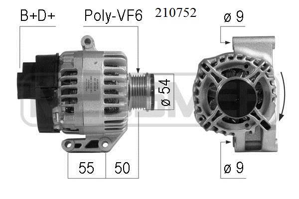 ERA 210752A Alternátor