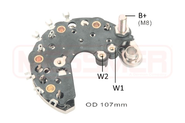 ERA 215834 Ανορθωτής, γεννήτρια for MERCEDES-BENZ