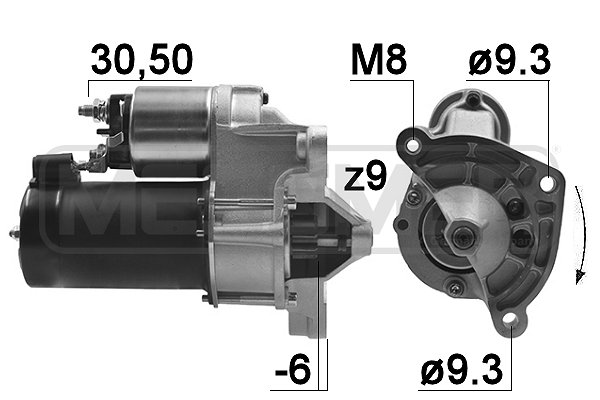 ERA 220044R Μίζα for CITROËN CITROËN (DF-PSA) FIAT PEUGEOT PEUGEOT (DF-PSA) ROVER