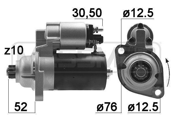 ERA 220055R Starter for AUDI FORD SEAT SKODA VW VW (FAW)