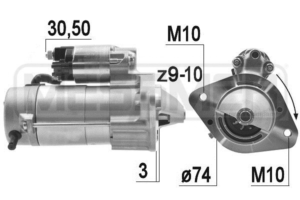 ERA 220094R Starter for TOYOTA