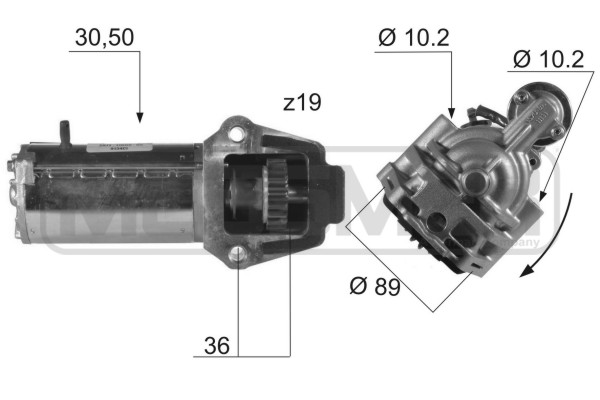 ERA 220157R Starter for FORD FORD AUSTRALIA JAGUAR LDV LTI MAZDA VOLVO
