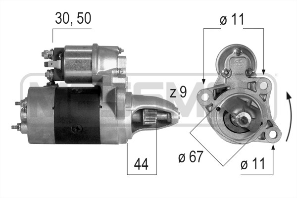 ERA 220173R Μίζα for MG ROVER