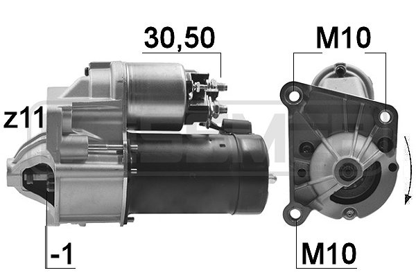 ERA 220184 Μίζα for ARO DACIA MAZDA OPEL RENAULT SUZUKI VAUXHALL VOLVO