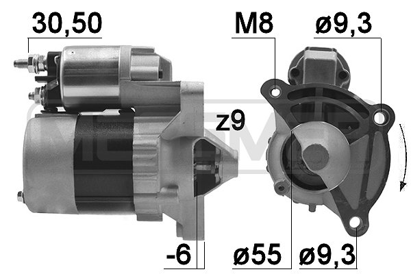 ERA 220392R Μίζα for CITROËN FIAT PEUGEOT PEUGEOT (DF-PSA)