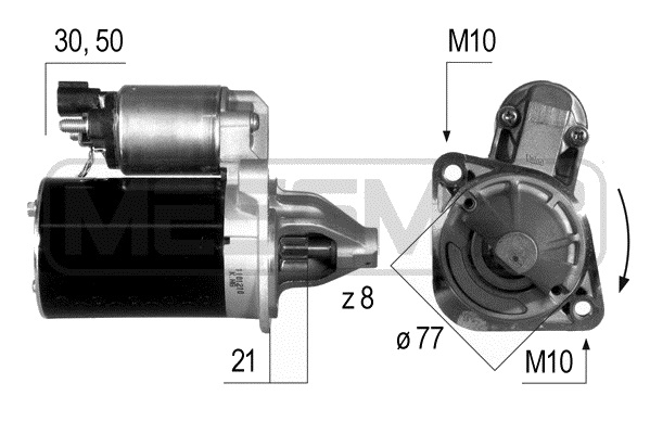 ERA 220537 Μίζα for HYUNDAI KIA
