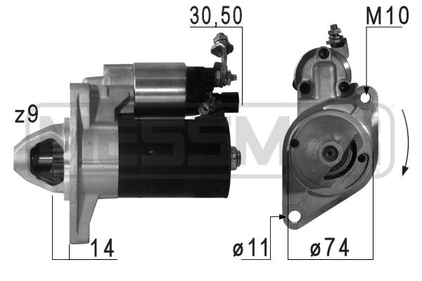 ERA 220659A Starter for TOYOTA