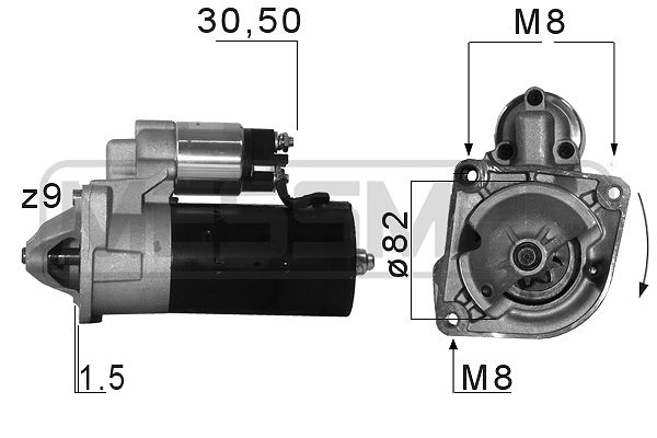 ERA 220679A Μίζα for CITROËN FIAT PEUGEOT