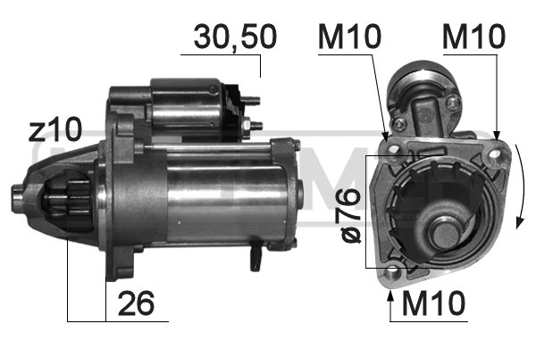 ERA 220843 Starter for FORD VOLVO
