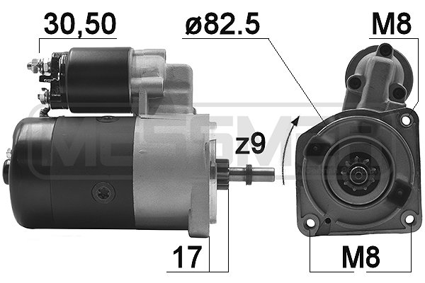ERA 220956A Starter for AUDI VW