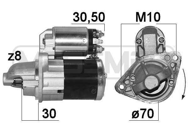 ERA 221003A Starter for NISSAN OPEL SUZUKI VAUXHALL