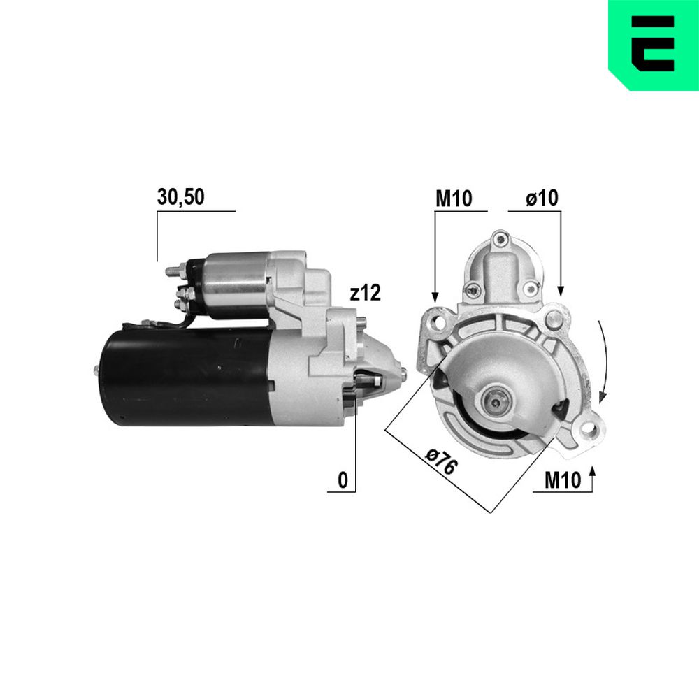 ERA 221176A Μίζα for VOLVO