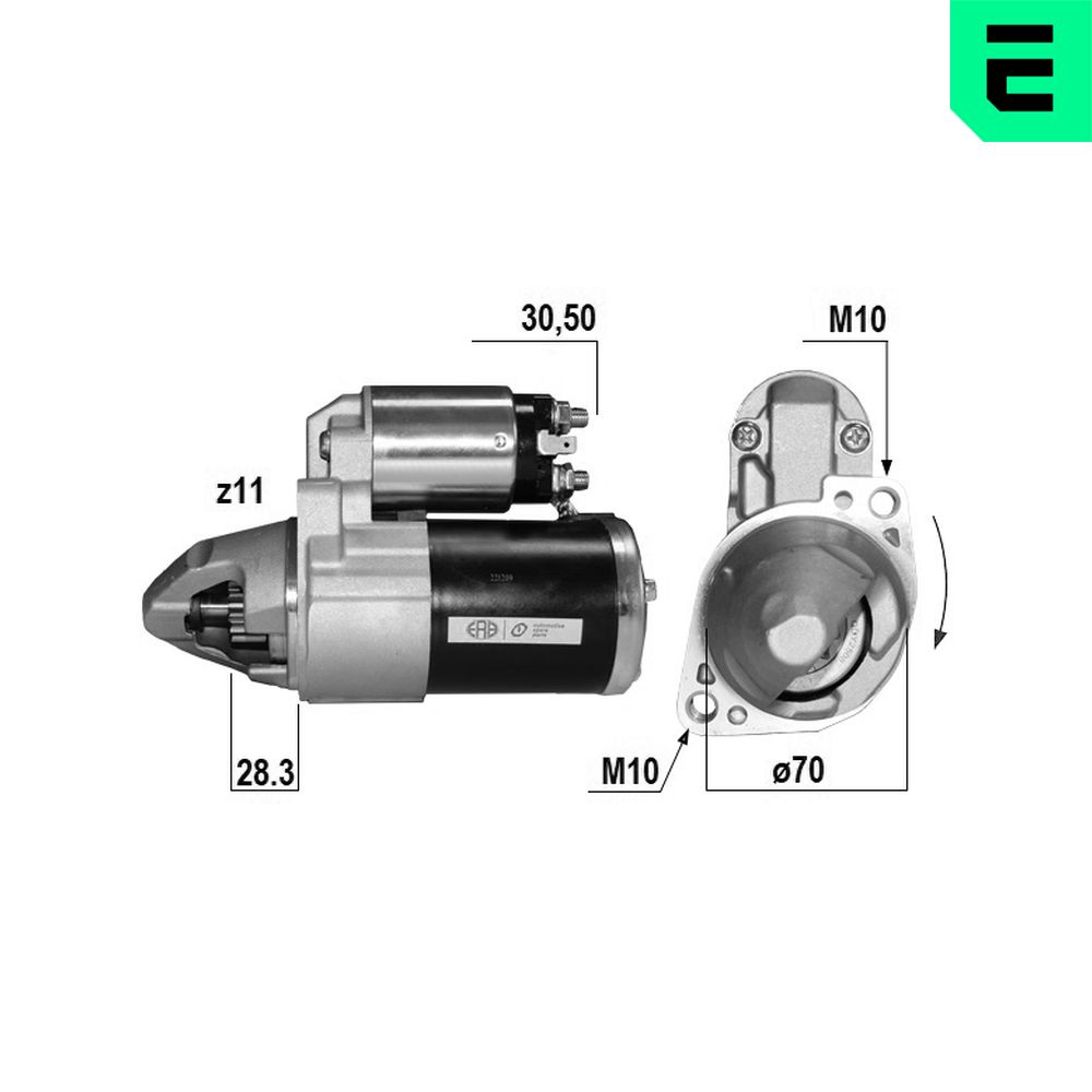 ERA 221209A Starter for MITSUBISHI