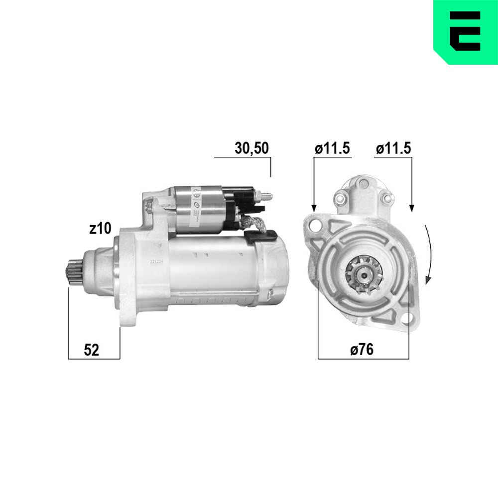 ERA 221224A Starter for PORSCHE