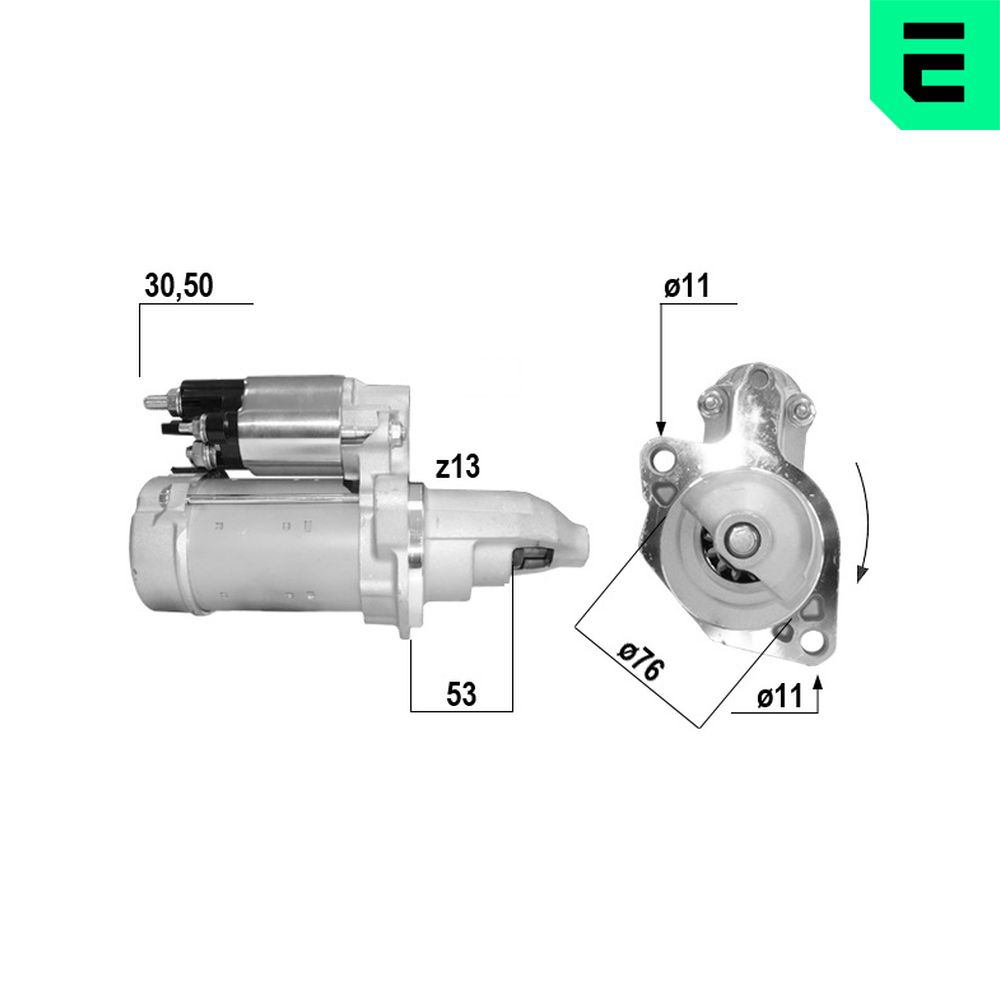 ERA 221238A Starter for PORSCHE