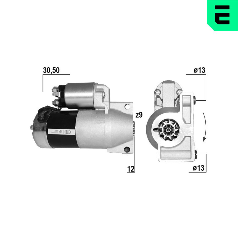 ERA 221246A Starter for ISUZU OPEL VAUXHALL