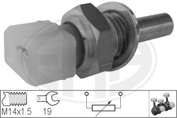 ERA 330115 Sensor, coolant temperature for AUDI BMW FORD MERCEDES-BENZ SEAT VOLVO VW