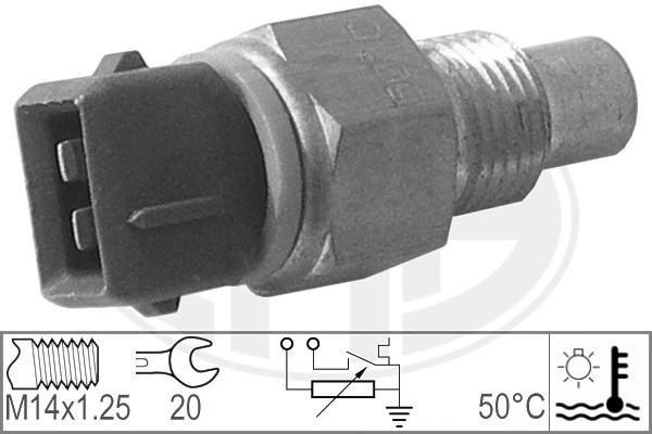 ERA 330639 Sensor, coolant temperature for CITROËN FIAT HYUNDAI PEUGEOT SUZUKI