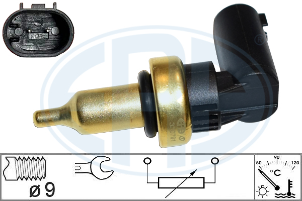 ERA 330791 Sensor, coolant temperature for CHRYSLER DODGE JEEP MERCEDES-BENZ SMART