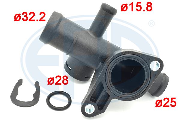 ERA 354030 Coolant Flange Cylinder Head transmission sided for AUDI SKODA VW