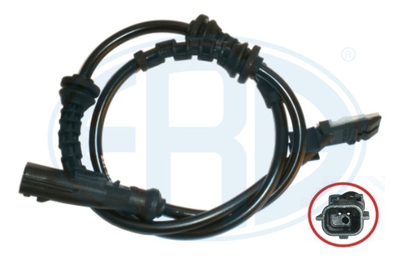 ERA 560125 Sensor, wheel speed Front Axle Left Front Axle Right for DACIA RENAULT