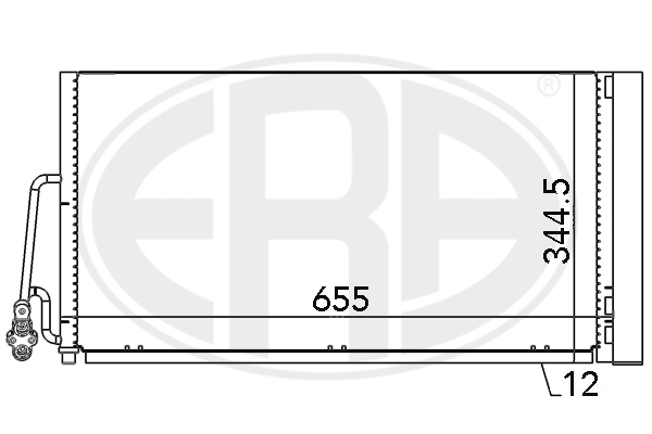 ERA 667090 Συμπυκνωτής, σύστ. κλιματισμού for MINI