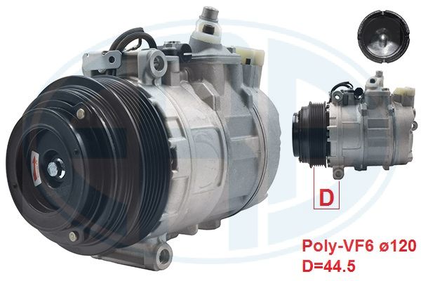 ERA 670015 Compressor, air conditioning for CHRYSLER MERCEDES-BENZ