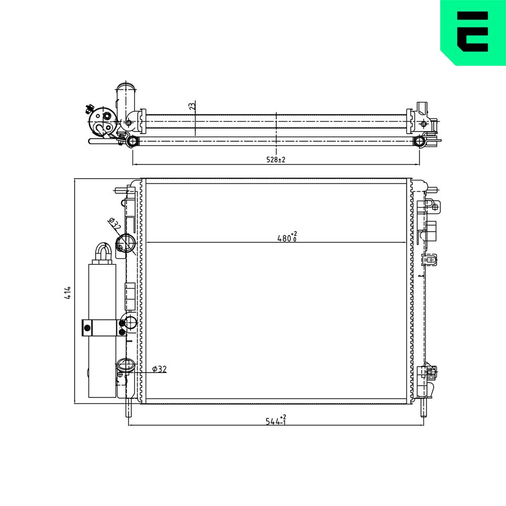 ERA 673557 Μονάδα ψύξης for RENAULT