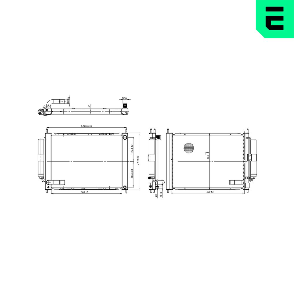 ERA 673603 Μονάδα ψύξης for NISSAN