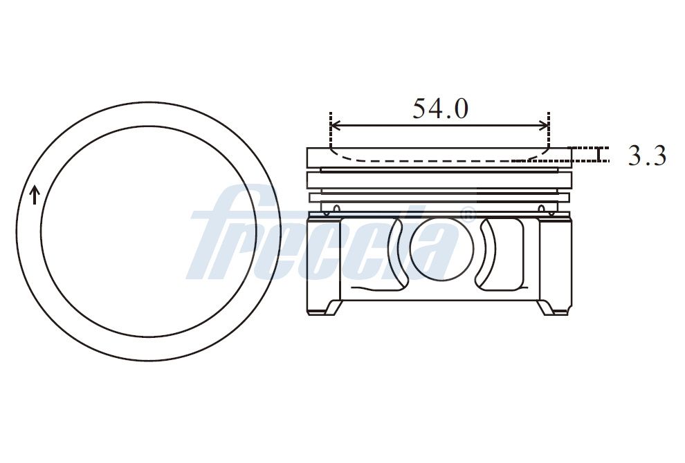 FRECCIA FP23-100600 Πιστόνι for SMART