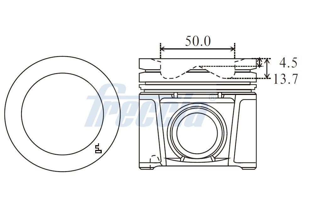 FRECCIA FP23-101140 Piston for FIAT IVECO
