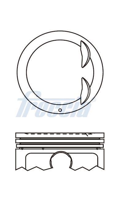 FRECCIA FP23-103000 Πιστόνι for HYUNDAI KIA
